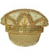 GORRA POLICIA ORO PEDRERIA